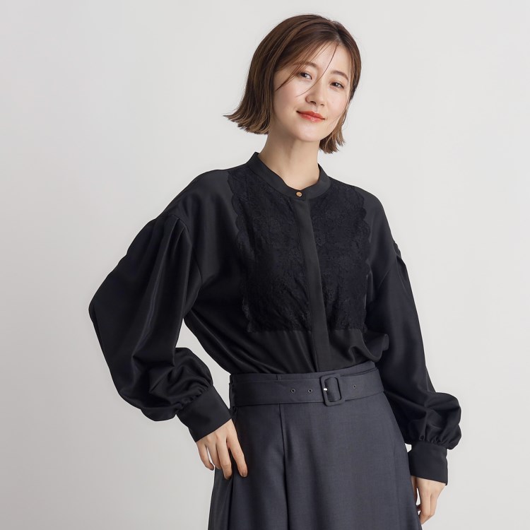 グローブ(grove)のレースブザムシャツブラウス シャツ・ブラウス
