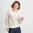 グローブ(grove)の毛玉軽減ボートネックプルオーバー26