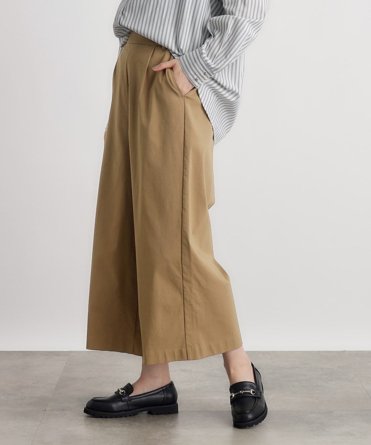接触冷感】ハイパーストレッチワイドパンツ(6~9分丈パンツ 接触冷感】ハイパーストレッチワイドパンツ(6~9分丈パンツ