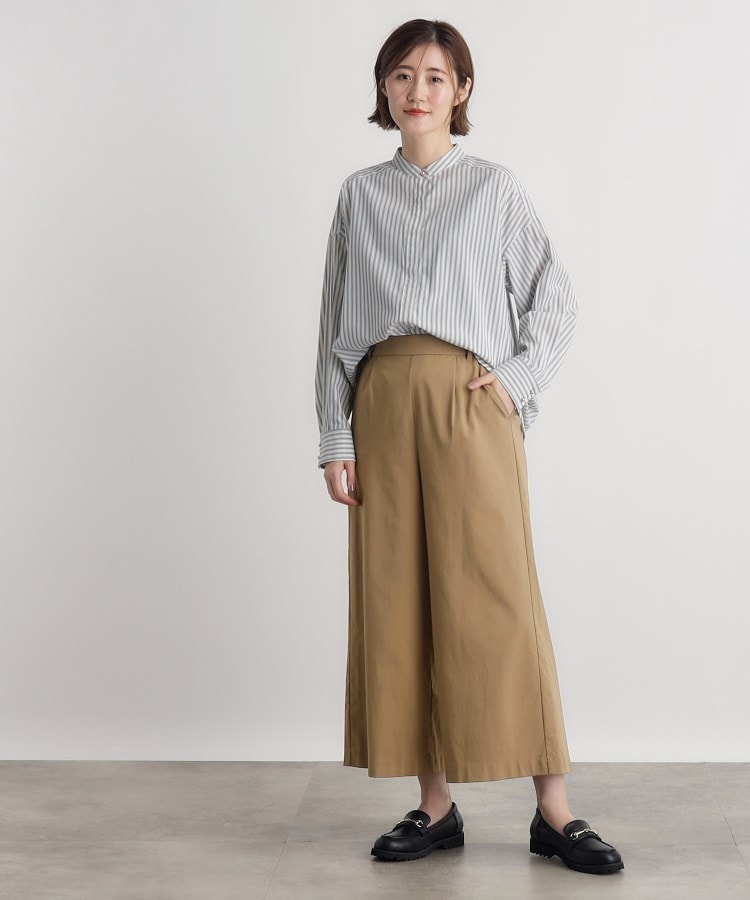 接触冷感】ハイパーストレッチワイドパンツ(6~9分丈パンツ 接触冷感】ハイパーストレッチワイドパンツ(6~9分丈パンツ