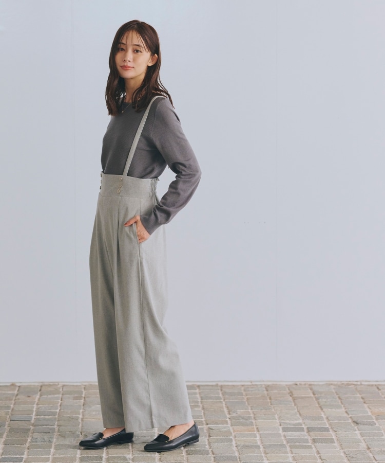 2WAYショルダーストラップワイドパンツ(フルレングスパンツ 2WAYショルダーストラップワイドパンツ(フルレングスパンツ