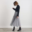 グローブ(grove)のドットチュールプリーツスカート4