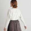 グローブ(grove)のウール混ラメドルマンプルオーバー2