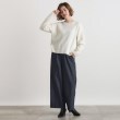 グローブ(grove)の裏起毛デニムライクストレートワイドパンツ12
