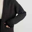 グローブ(grove)のヘリンボーンジャカード着流しコーディガン22