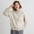 グローブ(grove)の杢ラメフードニットプルオーバー2