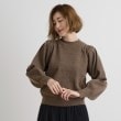 グローブ(grove)のウールブレンドボリュームスリーブニット7
