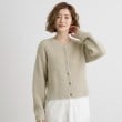 グローブ(grove)のラメフェザークルーネックカーディガン6