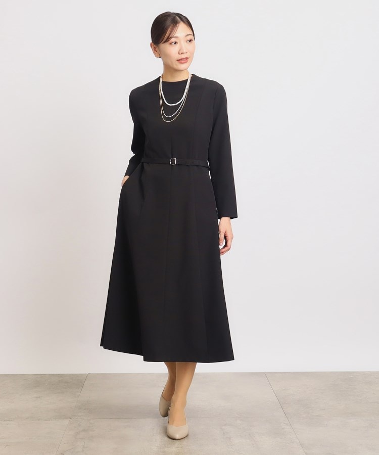 着疲れ知らずの2WAYストレッチワンピース(ミドルワンピース 着疲れ知らずの2WAYストレッチワンピース(ミドルワンピース