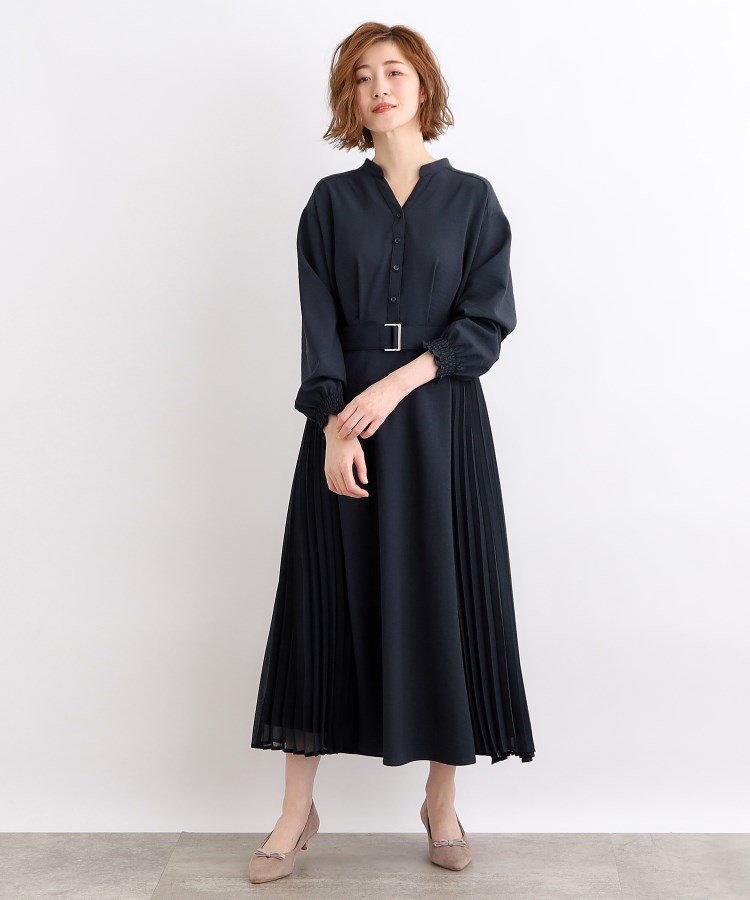 grove｜サイドプリーツシャツワンピース | Rakuten Fashion(楽天