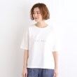 グローブ(grove)の【洗える／UVカット／接触冷感】5分袖ロゴTシャツ21