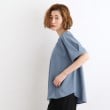 グローブ(grove)の【防シワ・UVカット】麻調タックドルマンブラウス10