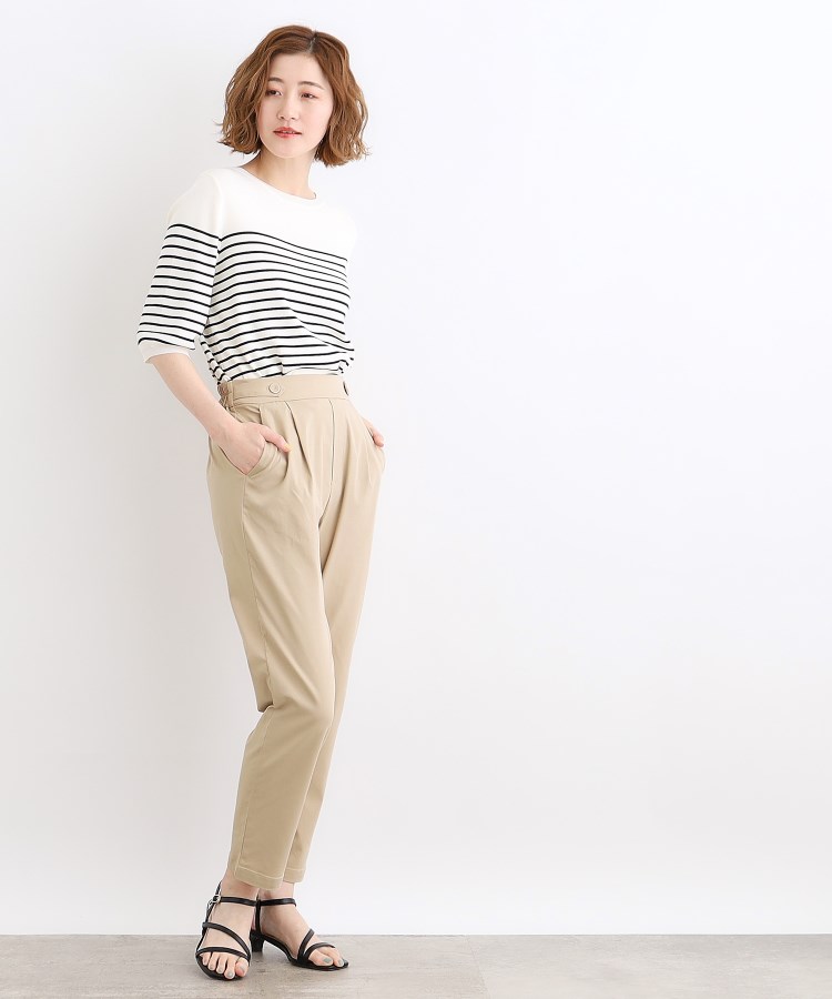 接触冷感・多サイズ＞サマーハイパーストレッチテーパードパンツ