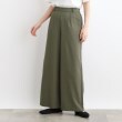 グローブ(grove)の【高身長さん向け＋8cm】＜接触冷感・多サイズ＞サマーハイパーストレッチクロップドワイドパンツ カーキ(027)