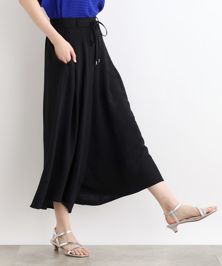 夏の暑い時期にも嬉しいリネンライクスカーチョ(6~9分丈パンツ 夏の暑い時期にも嬉しいリネンライクスカーチョ(6~9分丈パンツ