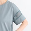 グローブ(grove)の【嬉しい多機能】COTTON USA 袖シアーTシャツ30