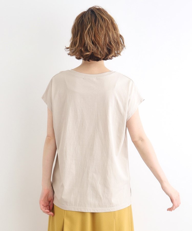グローブ(grove)の＜接触冷感・UVカット・ご自宅で洗える＞ロゴプリントフレンチTシャツ15