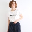 グローブ(grove)の＜接触冷感・UVカット・ご自宅で洗える＞ロゴプリントフレンチTシャツ9