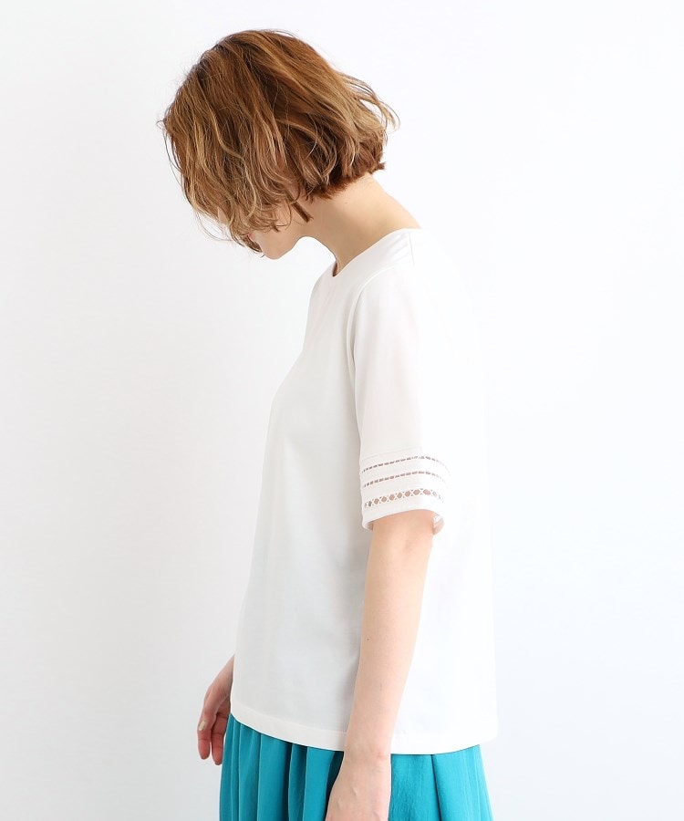 グローブ(grove)の【洗える・接触冷感・UV】袖刺繍デザインTシャツ18