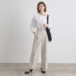 グローブ(grove)の【洗える】しなやかストレッチワイドパンツ6