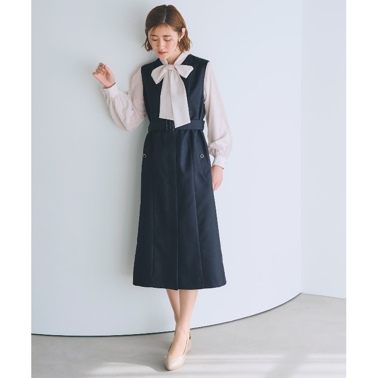 グローブ(grove)のジレ2WAYジャンドレ マキシ・ロングワンピース