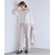 グローブ(grove)のシフォンジョーゼットタックブラウス6