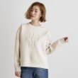 グローブ(grove)のサークルロゴ刺繍ダンボールスエット グレージュ(050)