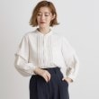 グローブ(grove)の2WAYタックスリーブブラウス2