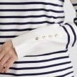 グローブ(grove)の総針袖口金ボタンニットロンT19