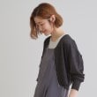 グローブ(grove)の【洗える】シアーニットジップカーディガン11