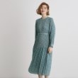 グローブ(grove)のプリーツナローフレアワンピース11