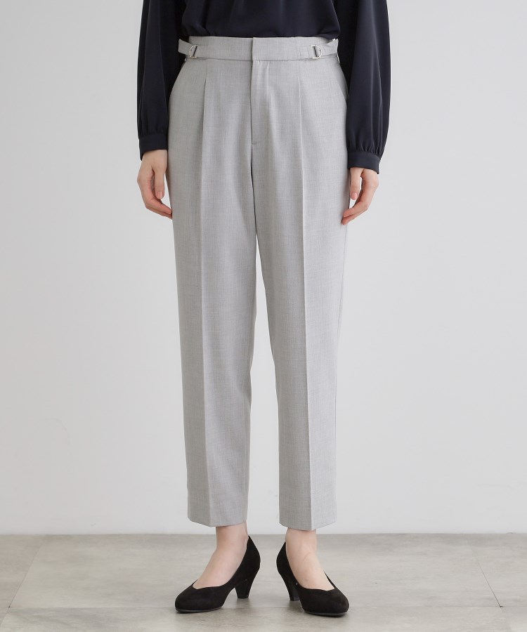 グローブ(grove)の【洗濯機で洗える】2WAYストレッチテーパードパンツ14