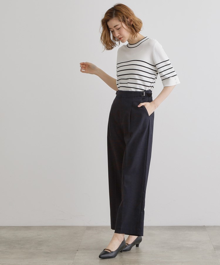 グローブ(grove)の【接触冷感】ハイパーストレッチワイドパンツ11