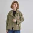 グローブ(grove)のスプリットラグランショートトレンチ1