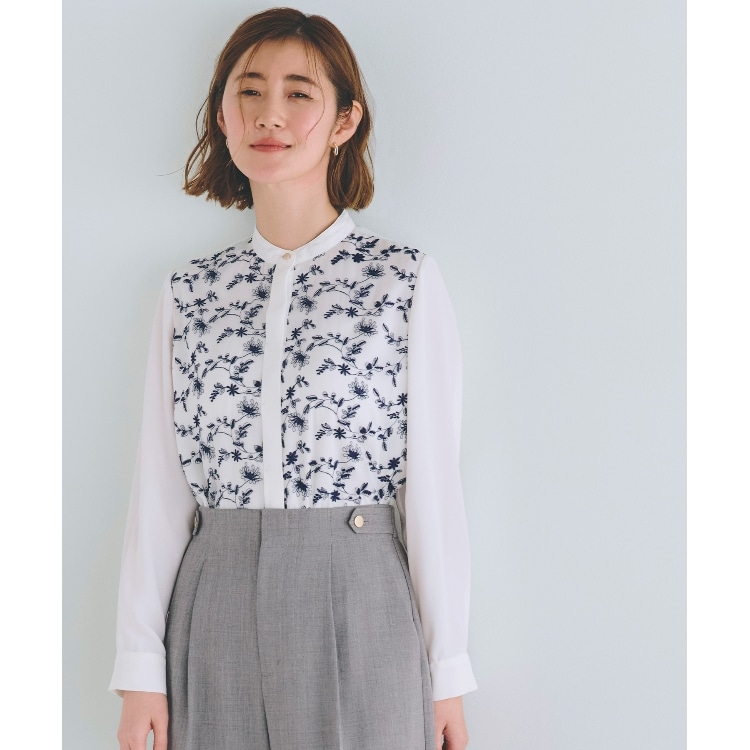 グローブ(grove)の刺繍シャツブラウス シャツ・ブラウス