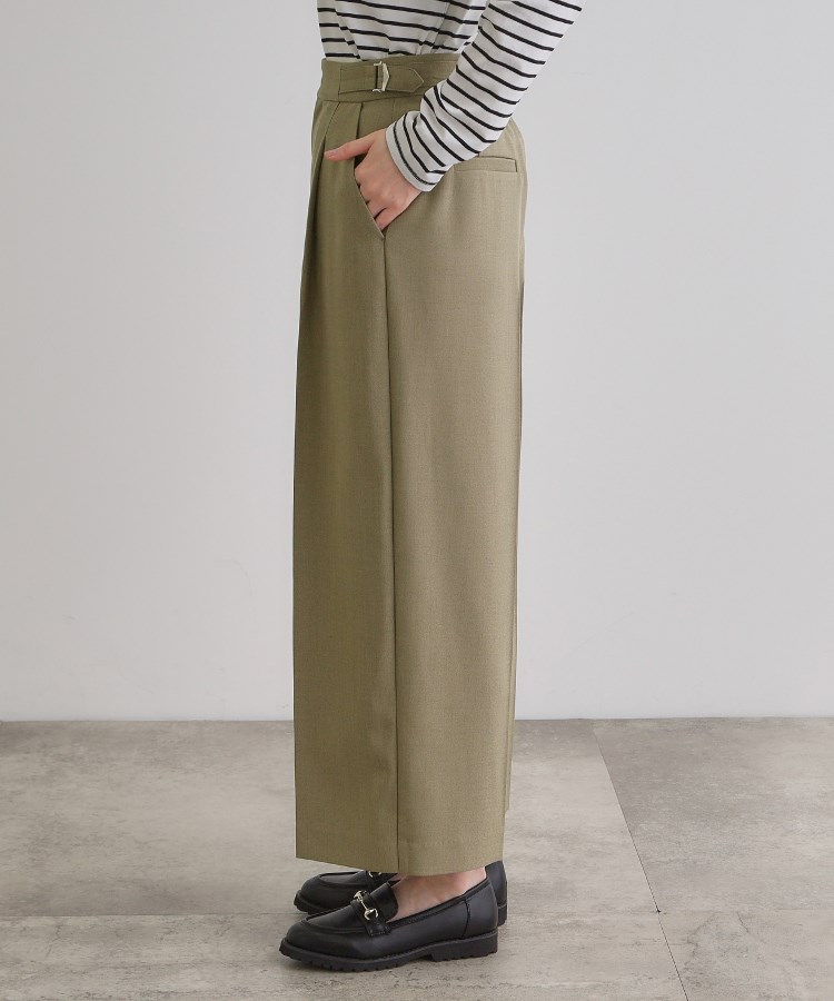 グローブ(grove)のサイドバックルワイドパンツ15