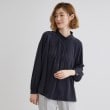 グローブ(grove)の【マシンウォッシュ／防シワ】プリーツネックブラウス10