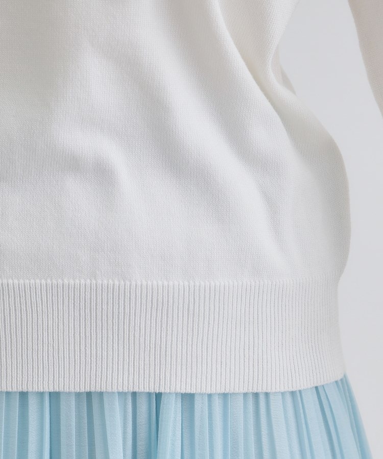 グローブ(grove)の袖コード刺繍ニットプルオーバー19