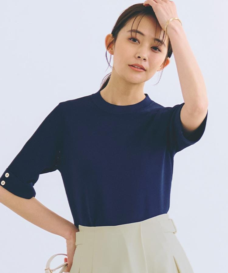 ひんやり多機能】やわらかドライタッチワイドスリーブプル ひんやり多機能】やわらかドライタッチワイドスリーブプル