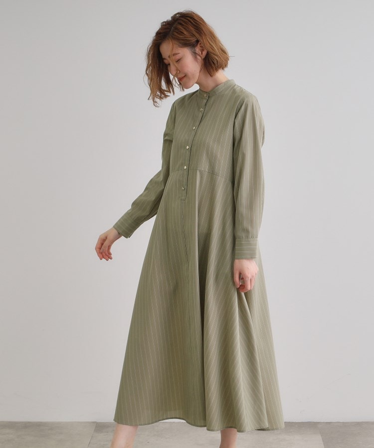 グローブ(grove)のヘリテージフレアシャツワンピース1