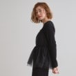 グローブ(grove)のチュールドッキングニットプルオーバー10