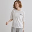 グローブ(grove)の五分袖ロゴプリントTシャツ オフホワイト(003)