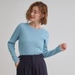 グローブ(grove)のシャーリング風ジャカードクルーネックプルオーバー10