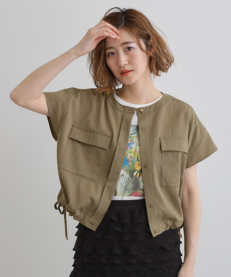 グローブ(grove)の【品よく着こなす、大人のワークスタイル】ワークジャケット×ワンピースセット12