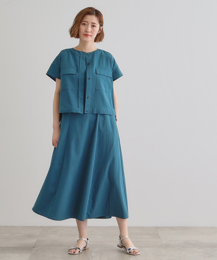 グローブ(grove)の【品よく着こなす、大人のワークスタイル】ワークジャケット×ワンピースセット18