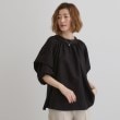 グローブ(grove)の2WAYサッカースモックブラウス ブラック(019)