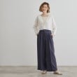 グローブ(grove)のデニムライクベルト付きワイドパンツ6