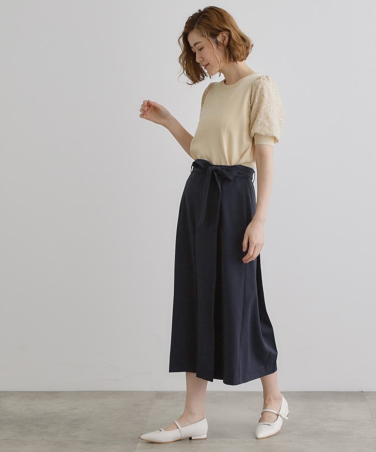 グローブ(grove)のサッシュベルトスカートライクパンツ11