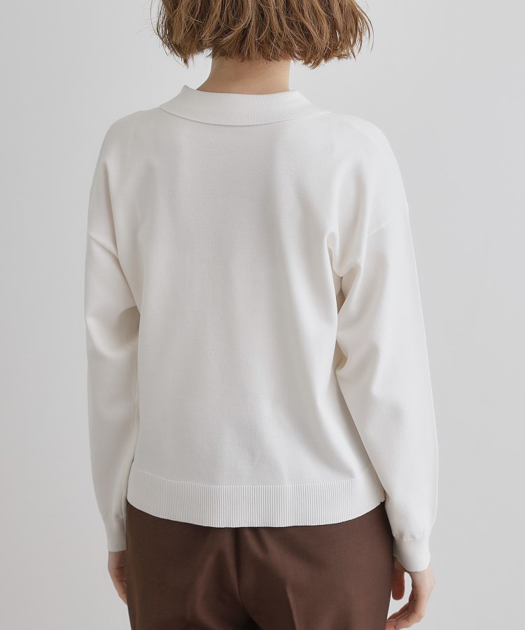 グローブ(grove)の配色ポロニットプルオーバー15