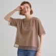 グローブ(grove)の【接触冷感・UVカット】大人のチュールレイヤードTシャツ9